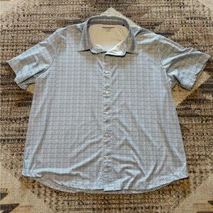 Johnston Murphy Shirt Mens XXL Polo Stretch Golf Fish